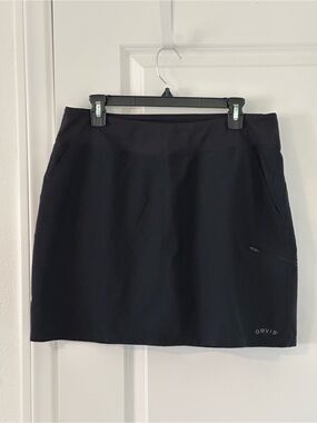 ORVIS Black Women’s Active Mini Skirt Skort Large